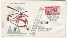 1961 San Marino - Elicottero 1000 l. su FDC