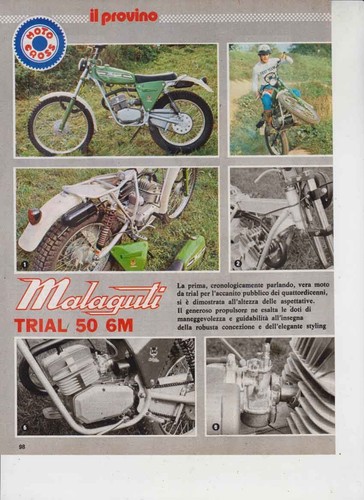 Advertising test moto - moto, malaguti