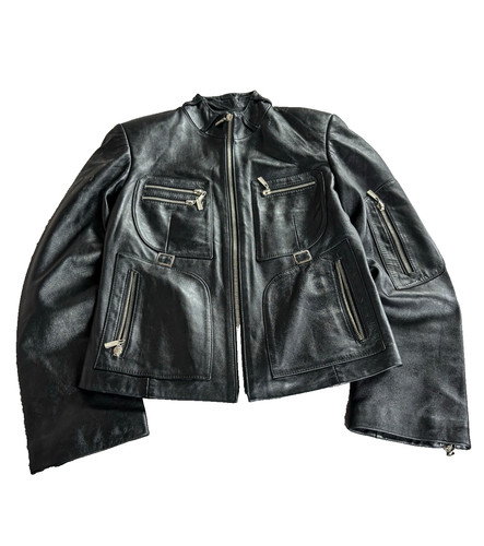 Giacca moto gotica multitasche - giacca,