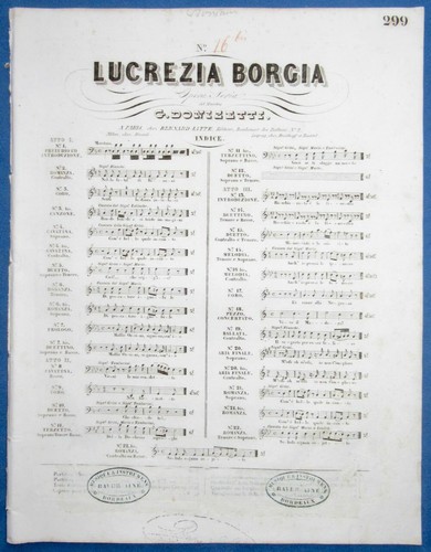 Donizetti opera lucrezia - donizetti,