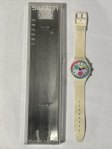 Swatch chrono white horse - white,