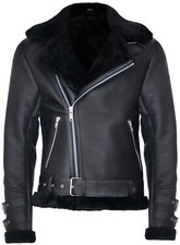 Giacca In Pelle Biker Retro
