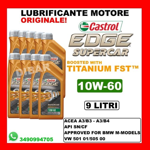 Olio castrol edge supercar - olio,