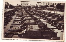 Foto cartolina Parata di Carriarmati Regio Esercito - Viaggiata 1935