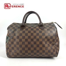 Louis Vuitton Speedy 30 Damier tela mini borsa Boston marrone #RA31044