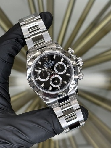 2012 rolex daytona black dial - daytona,