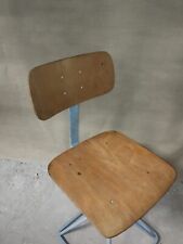 Sgabello Industriale Regolabile Sedia Annii 60/70 ferro design 