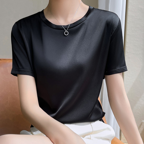 Shirt donna finta - seta, raso
