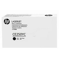 Original HP CE250YC Toner Nero da 12.000 pagine per CP3525, CM3530 + NUOVO +