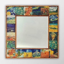 Specchio piastrelle Van Gogh