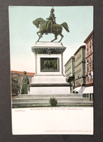 Cartolina napoli monumento - cartolina,