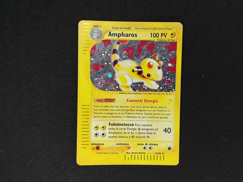 Pokemon ampharos holo - pokemon, rare