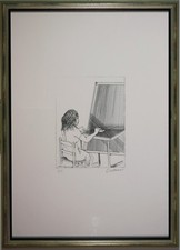 BRUNO CARUSO acquaforte  in