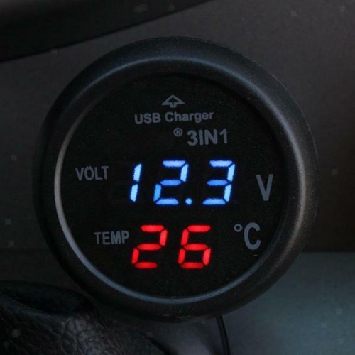 Voltmetro digitale 3in1 - , 24v