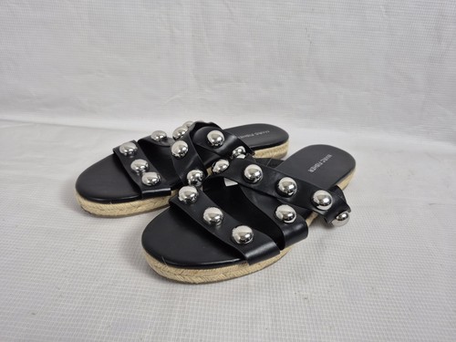 Sandali espadrillas neri con