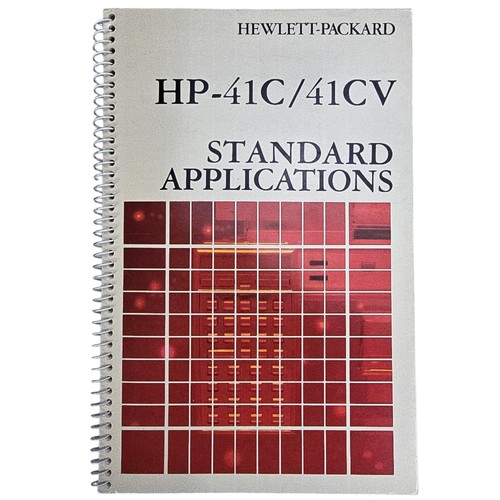 Manuale vintage 41c - manuale, hp-41c