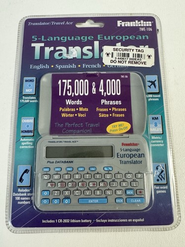 Franklin twe 106 traduttore - franklin,