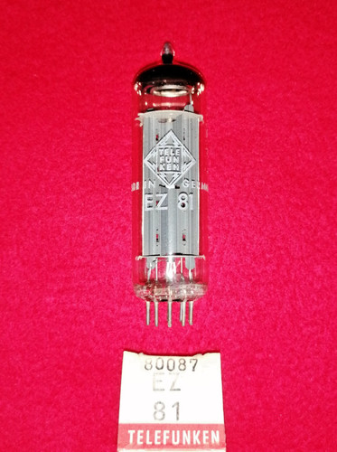 Ez81 telefunken nos nuovo - nos,