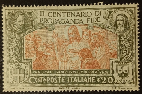 Italia regno cent 1923 - italia,