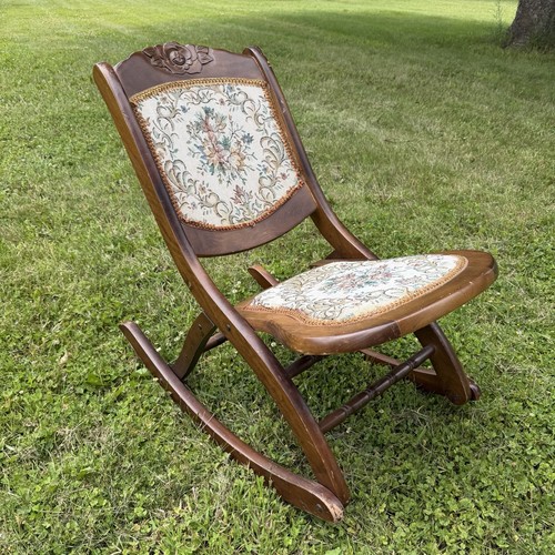 Sedia dondolo pieghevole - sedia,