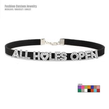 Collana girocollo lettere