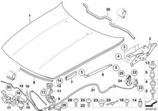 Tampone di arresto vero BMW Z4 Coupe Roadster E85 E86 Z4 2.0i 2.2i 2.5i 5123711685