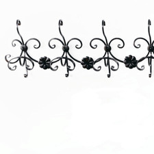 APPENDINO ATTACCAPANNI IN FERRO BATTUTO DA PARETE 