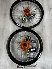 Cerchi Haan cerchio nero/mozzo arancione 16"+19" KTM SX85 2025 set ruote grandi
