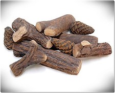 9 Piccoli Pezzi Camino a Gas Ceramica Legna Tronchi per Caminetti Camini,Stufe