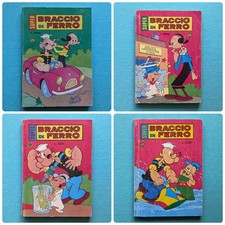 Lotto 4 Fumetti Super Braccio Di Ferro N. 113 + 123 + 170 + 174 Bianconi Metro
