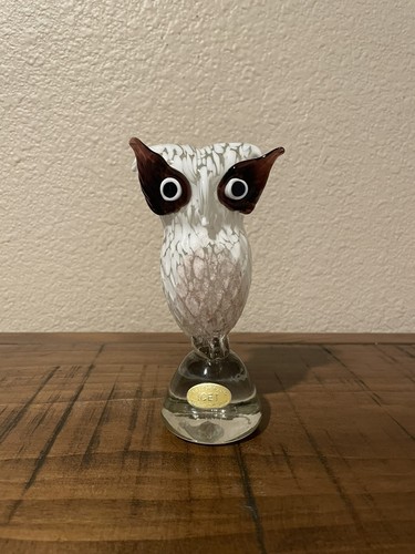 Gufo vetro murano - vetro,
