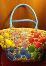 BORSA IN PAGLIA NATURALE COFFA GIANMARCO VENTURI