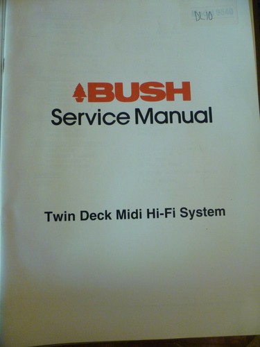 Bush 9540 twin deck midi - twin, hi-fi