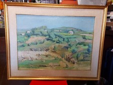 Dipinto olio su tela paesaggio