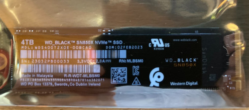 Ssd black sn850x - 4tb, m.2