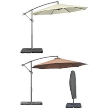 Outsunny Ombrellone Decentrato