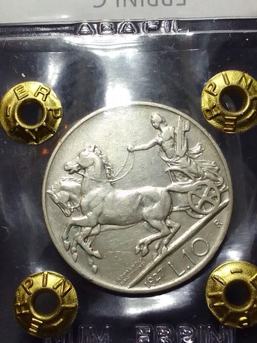 Lire biga del 1927 - 10,