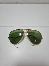 Occhiali da sole Ray Ban B&L USA Vintage Ambermatic AVIATOR 1/30 ORO 10K PILOTA