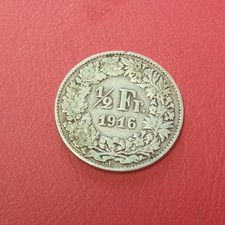 Svizzera Moneta 1/2 Franco