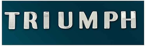 Set lettere triumph tr2 - lettere, tr2,
