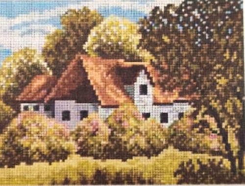 Quadro canovaccio mezzo - mezzo, punto