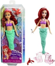 Disney Ariel,La Sirenetta, Storie marine bambola 28 cm con Sebastian e vari acc.
