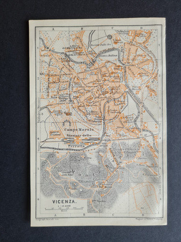 Antica mappa del 1906 - ,