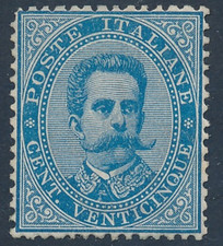 ITALIA  1879 UMBERTO I C 25 N