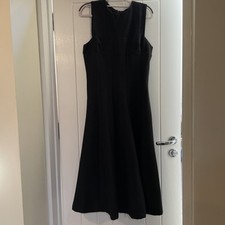 classic black sleeveless dress
