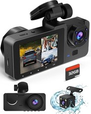 Dash Cam tripla 4K anteriore