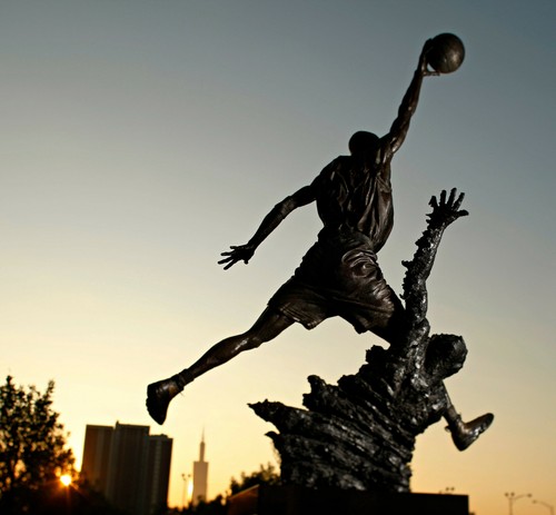 Statua michael jordan quadro - michael,
