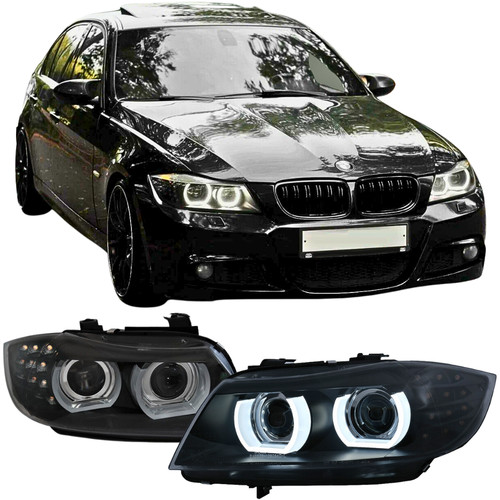 Phares angel eyes led blanc - angel, 3d