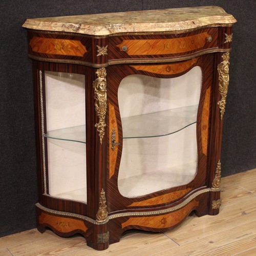 Credenza francese intarsiata