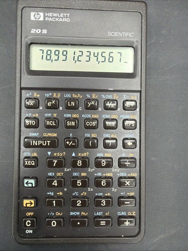 Calcolatrice 20s con - calcolatrice, hp